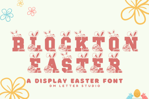 Related font Blockton Easter