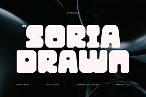 Related font CS Soria Drawn