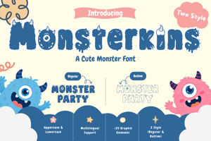 Related font Monsterkins