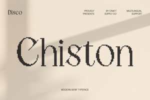 Related font Chiston Disco