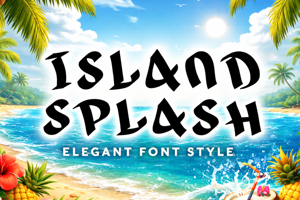 Related font Island Splash