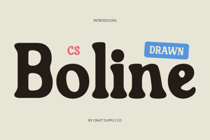 Related font CS Boline Drawn