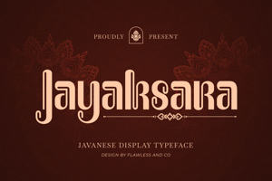 Related font JAYAKSARA