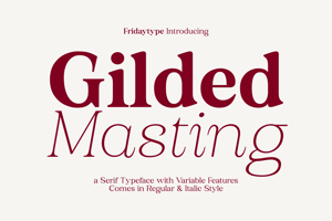 Gilded Masting Italic