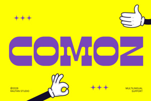 Related font Comoz