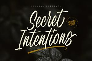 Secret Intentions