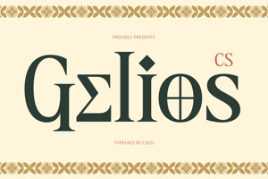 Related font CS Gelios