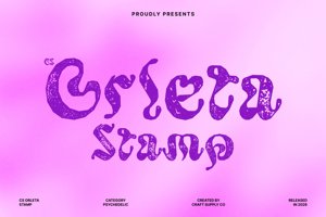 Related font CS Orleta Stamp