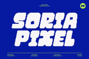 Related font CS Soria Pixel