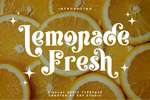 Related font Lemonade Fresh