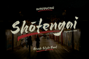 Related font Shotengai