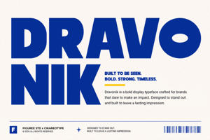Related font Dravonik