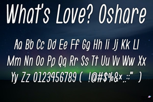 What 's Love ? Oshare