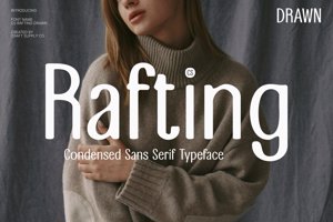 Related font CS Rafting Drawn