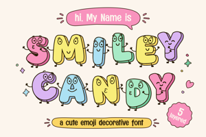 Related font Smiley Candy