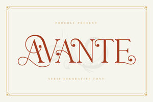 Related font AVANTE