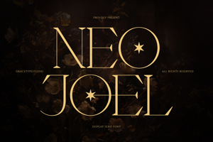 Related font Neo Joel