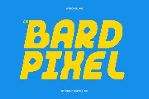 Related font CS Bard Pixel