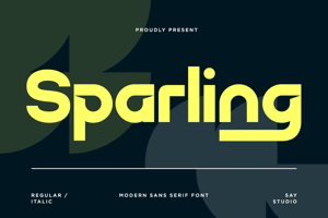 Related font Sparling DEMO