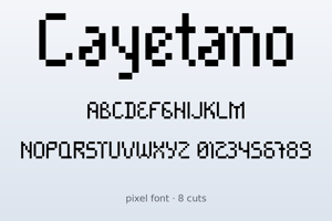 Related font Cayetano