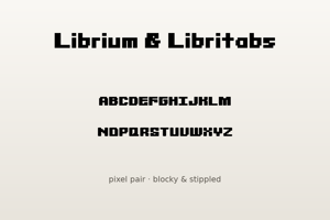Related font Librium & Libritabs