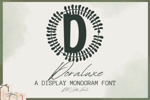 Related font Doraluxe Monogram