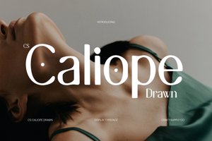 Related font CS Caliope Drawn