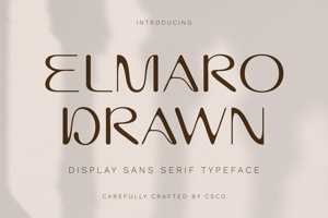 Related font Elmaro Drawn
