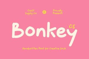 Related font CS Bonkey