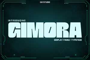Related font Gimora DEMO