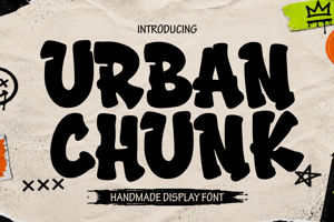 Related font Urban Chunk