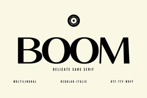Related font BOOM