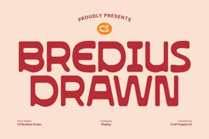 Related font CS Bredius Drawn