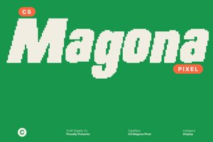Related font CS Magona Pixel