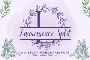 Lauressence Split Monogram