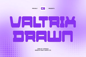 Related font CS Valtrix Drawn