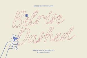 Related font CS Belrise Dashed