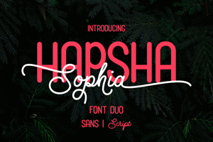 Hapsha Sophia Script