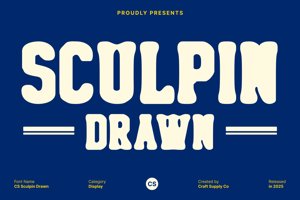 Related font CS Sculpin Drawn