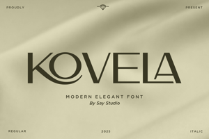Related font Kovela DEMO