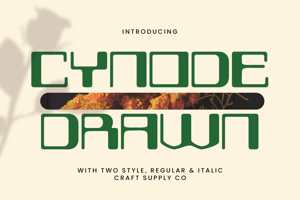 Related font Cynode Drawn