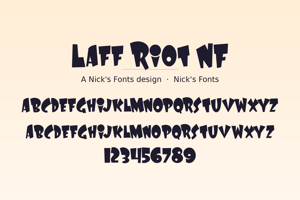 Related font Laff Riot NF
