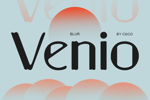 Related font Venio Blur
