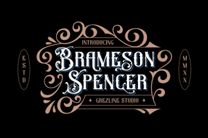 Related font Brameson Spencer