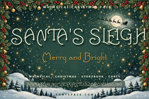 Related font Santa's Sleigh