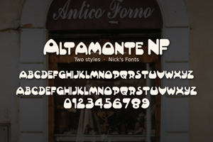 Related font Altamonte NF