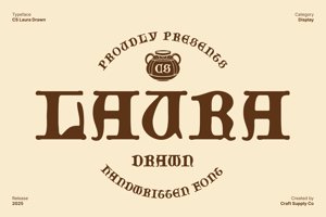Related font CS Laura Drawn