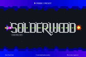 Related font SOLDERWOOD