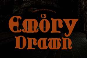 Related font CS Emory Drawn