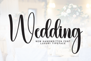 Related font Wedding